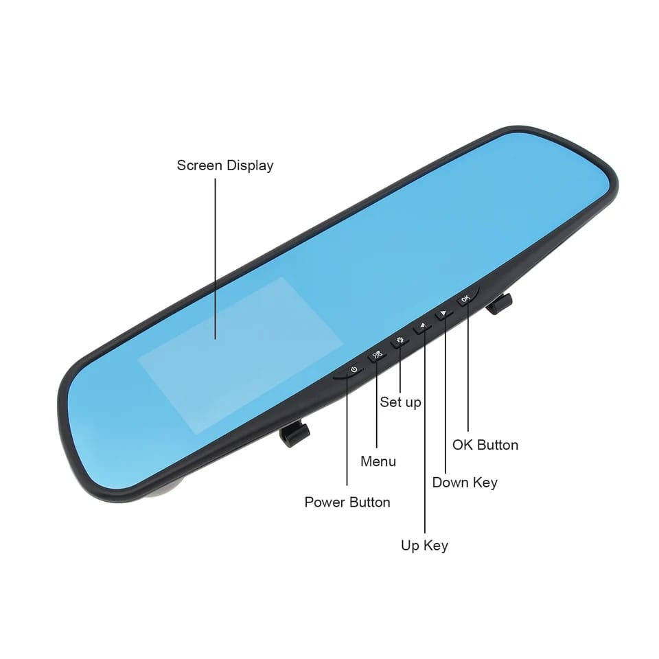 Camara DVR para espejo retrovisor